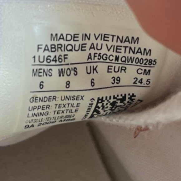 Converse Chuck Taylor All Star High Womens Size 8 Pink Athletic Shoes Sneakers - Picture 9 of 10